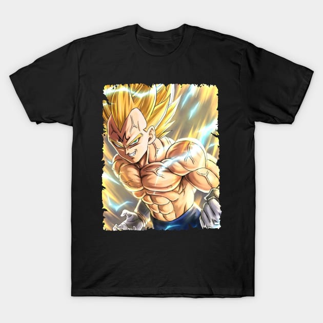 MAJIN VEGETA MERCH VTG T-Shirt by Mie Ayam Herbal